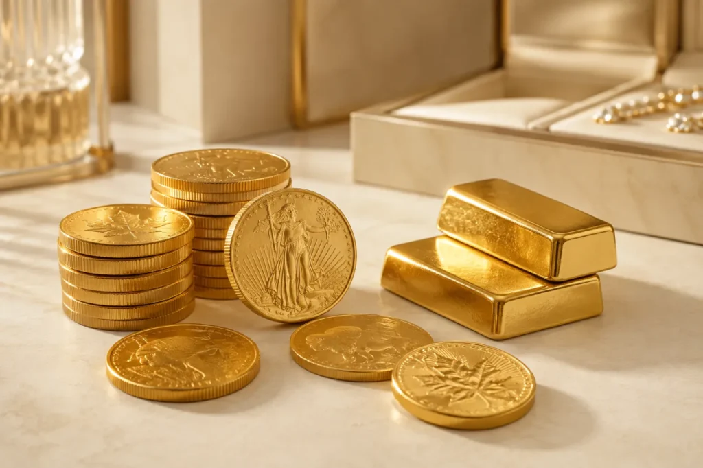 Goldmünzen verkaufen in Kassel – Krügerrand und Goldbarren bei der Bewertung
