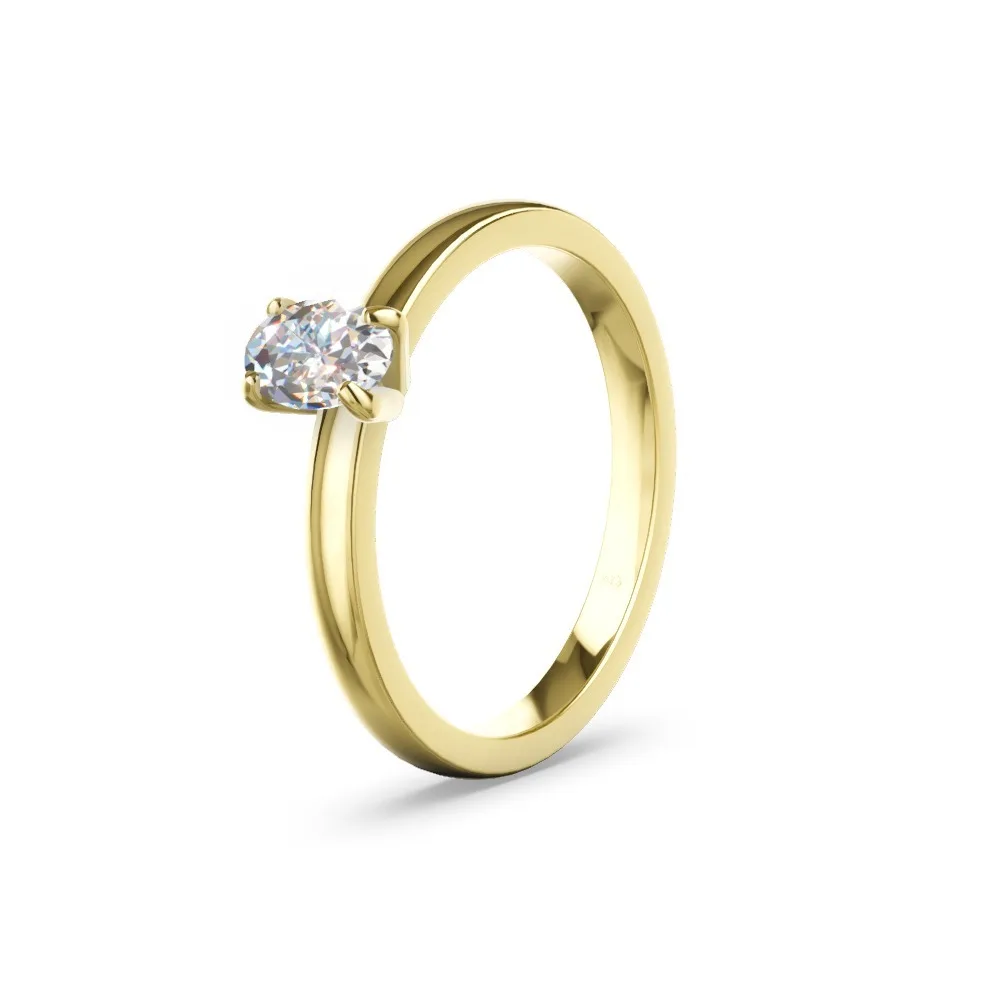 Verlobungsring mit Diamantbesatz – Modell 27
