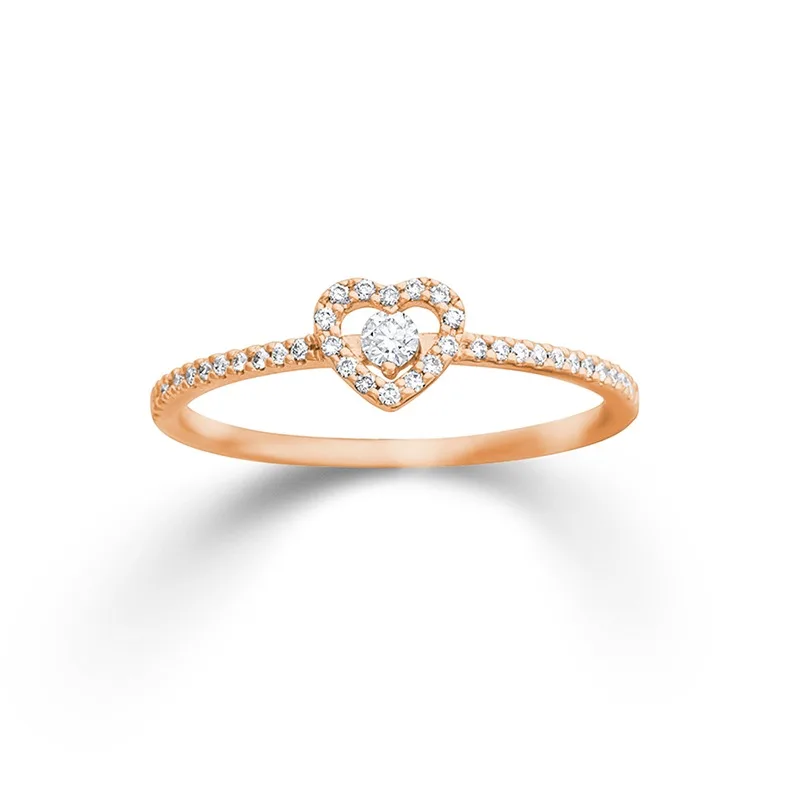 Verlobungsring mit Diamantbesatz – Modell 29