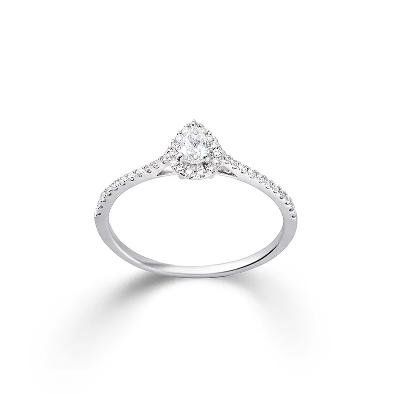 Verlobungsring mit Diamantbesatz – Modell 57