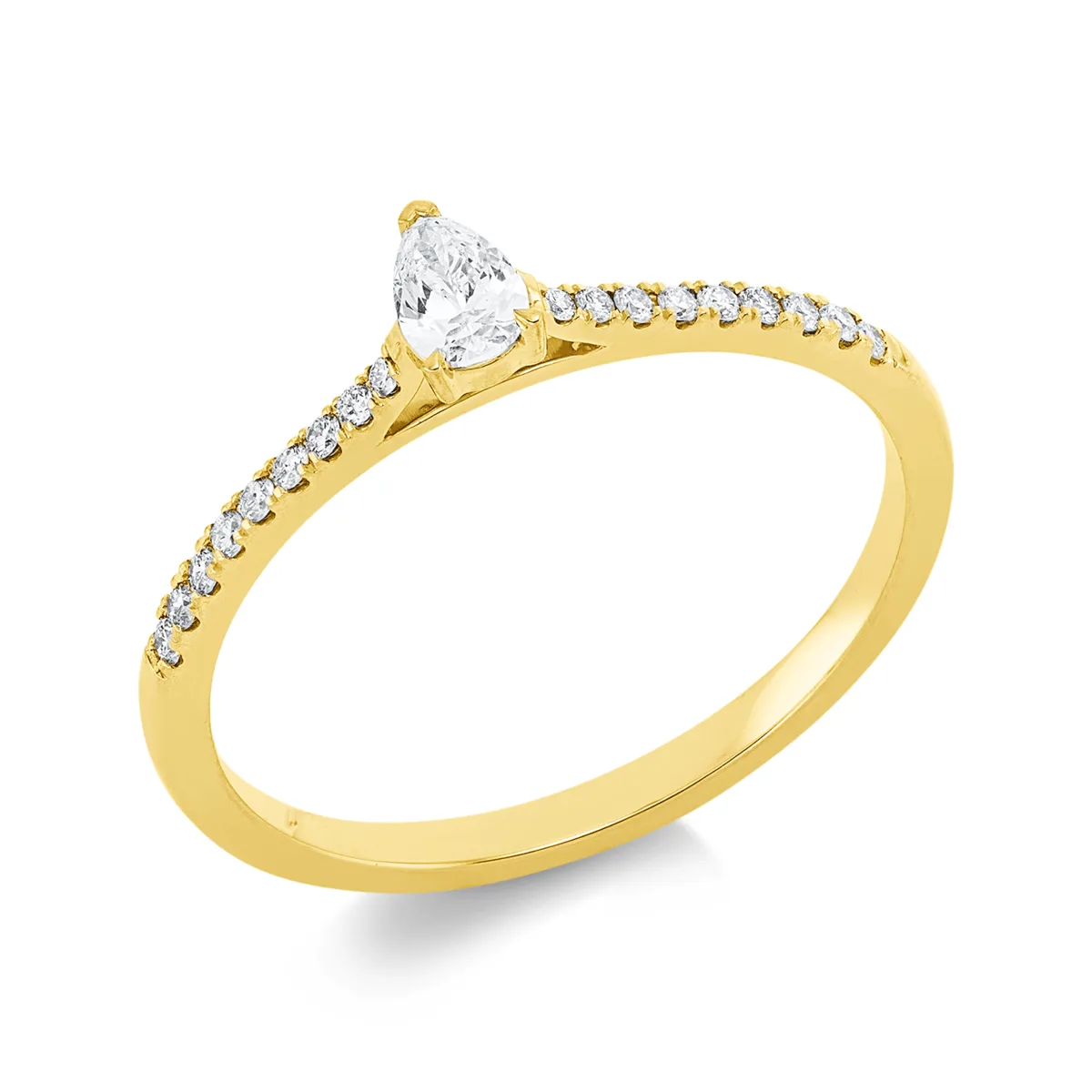 Verlobungsring mit Diamantbesatz – Modell 69